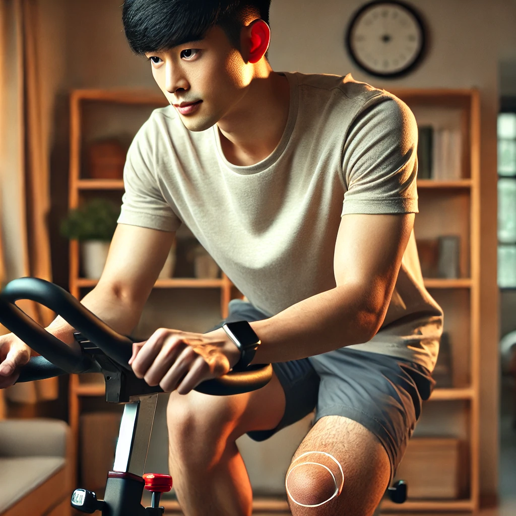 고관절 통증과 요통의 숨은 원인, 치골근 해소법 5 무릎에 좋은 근력강화 자전거 타기운동